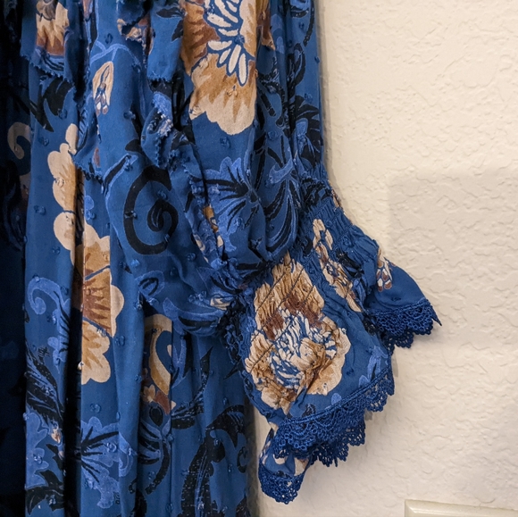 Spell Navy Floral Maxi Dress - Picture 11 of 11